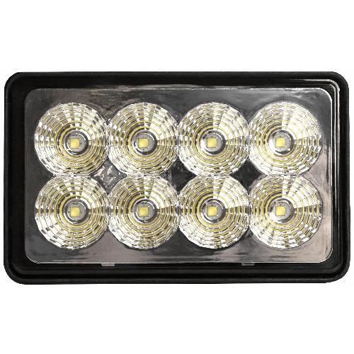 Industrial Flood Beam Headlight for John Deere Skid Steers, 3200 Lumens