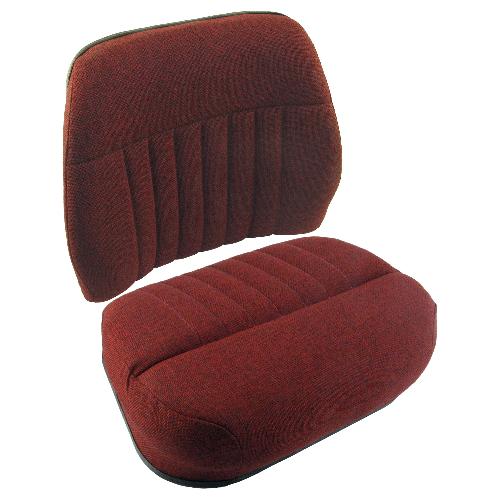 Cushion Set, Red Fabric, Deluxe Style – (2 pc.)