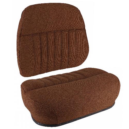 Cushion Set, Brown Fabric, Deluxe Style – (2 pc.)