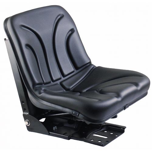 Bucket Seat, Black Vinyl w/ Mechanical Suspension