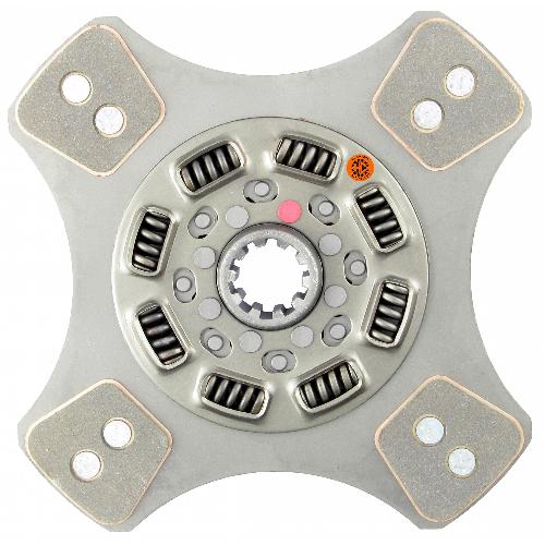 14″ Transmission Disc, 4 Pad, w/ 1-3/4″ 10 Spline Hub – Reman