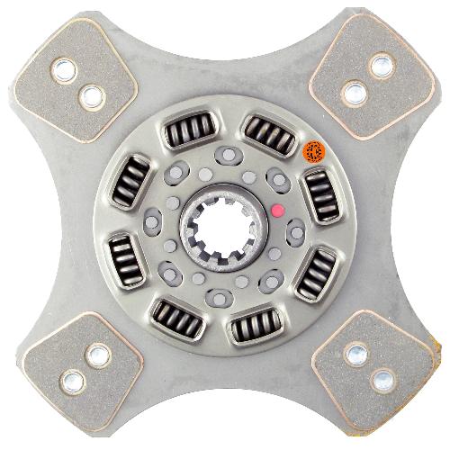14″ Transmission Disc, 4 Pad, w/ 1-3/4″ 10 Spline Hub – Reman