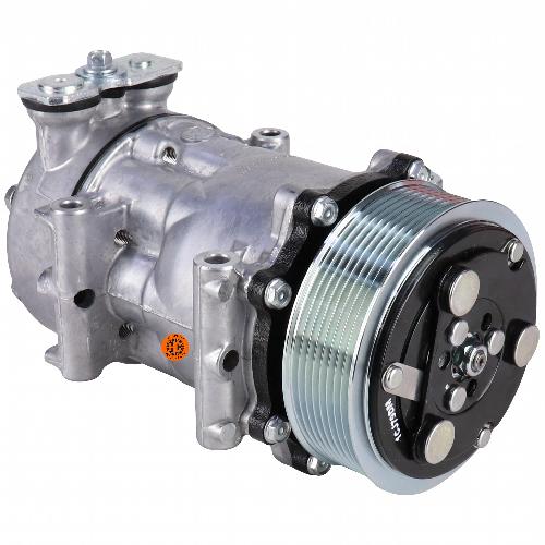Genuine Sanden SD7H15 Compressor, w/ 8 Groove Clutch – New