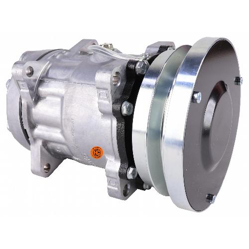Genuine Sanden SD7H15SHD Compressor, w/ 1 Groove Clutch – New