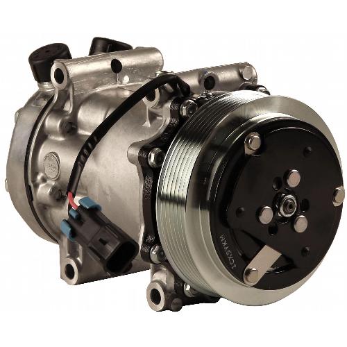 Genuine Sanden SD7H15HD Compressor, w/ 6 Groove Clutch – New