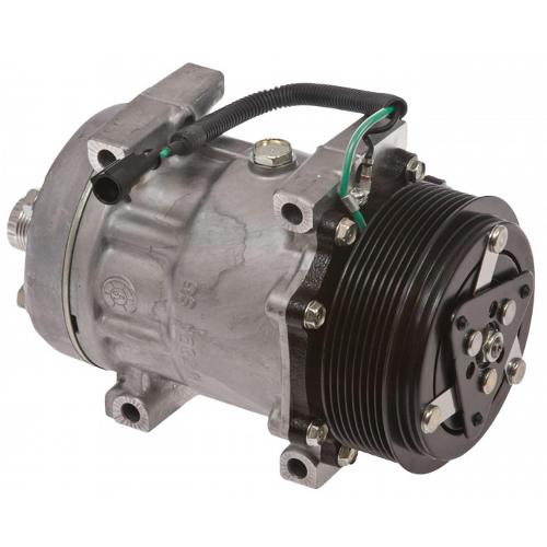 Genuine Sanden SD7H15HD Compressor, w/ 8 Groove Clutch – New