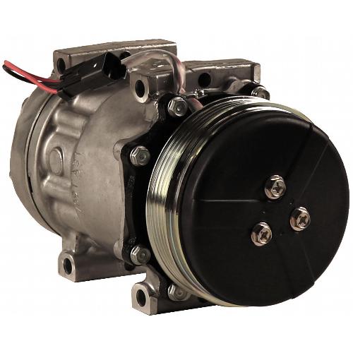 Genuine Sanden SD7H15 Compressor, w/ 4 Groove Clutch – New