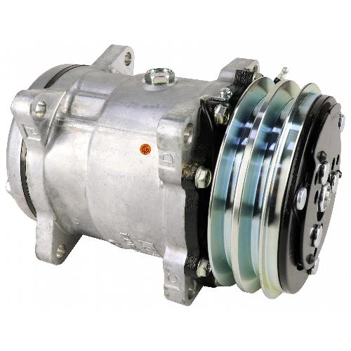 Genuine Sanden SD5H14 Compressor, w/ 2 Groove Clutch – New
