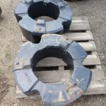 Pair of 1000lb CIH wheel weights. (2000lbs total)