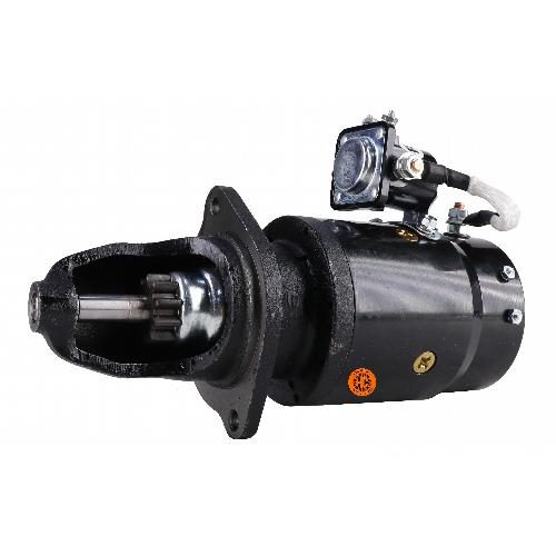 Starter - New, 12V, DD, CW, Aftermarket Delco Remy