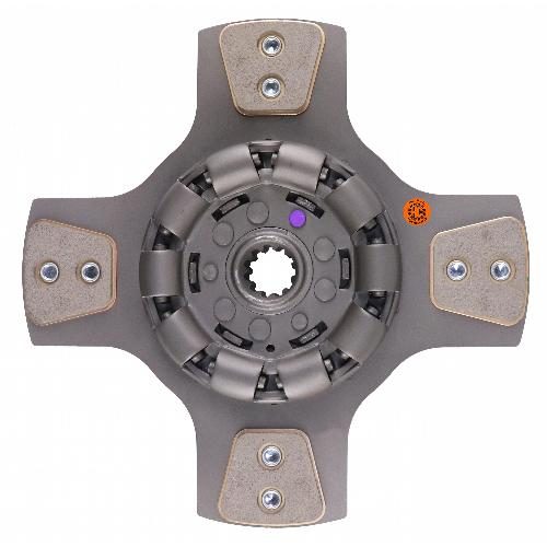12" Transmission Disc, 4 Pad, w/ 1-3/16" 11 Spline Hub - Reman
