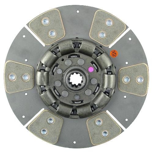 11" Transmission Disc, 6 Pad, w/ 1-3/32" 10 Spline Hub - New