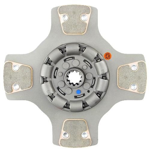 11" Transmission Disc, 4 Pad, w/ 1-1/8" 10 Spline Hub - Reman