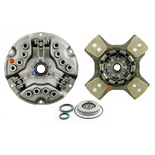 12" Single Stage Clutch Kit, w/ 4 Large Pad Disc, Bearings &amp; Seals - New