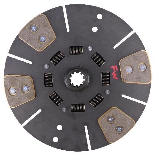11" Transmission Disc, 4 Pad, w/ 1-1/8" 10 Spline Hub - New
