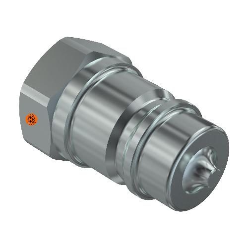Faster Hydraulic Breakaway Coupler, Poppet Shut-Off, Male, Female; 7/8" - 14 ORB, Genuine OEM Style