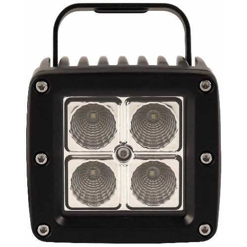 Square Compact LED Flood Beam Light, 960 Lumens