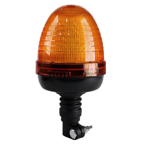 Rotating &amp; Strobe/Flashing LED Amber Warning Beacon, 12W, 600 Lumens