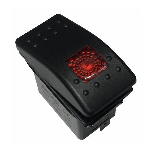 Rocker Switch - Red LED