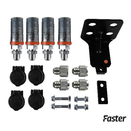 Faster Hydraulic Breakaway Coupler Kit, Female