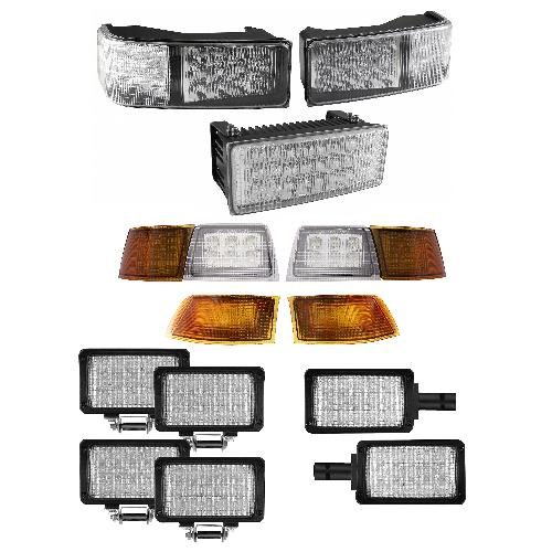 Complete LED Light Kit for Case IH MX Series Tractors w/ Horizontal Mid-Body Light