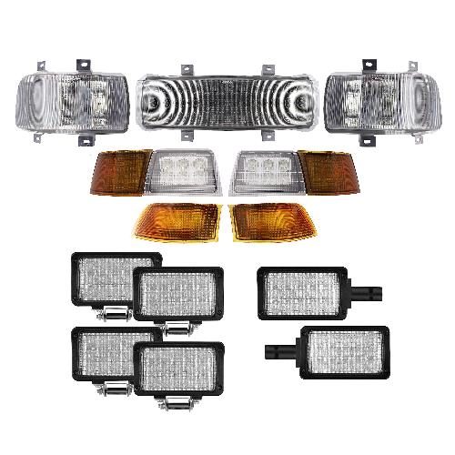 Complete LED Light Kit for Case IH Magnum Tractors w/ Horizontal Mid-Body Lights