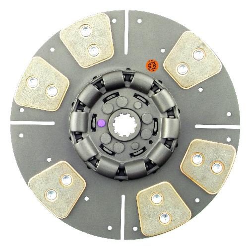 11" Transmission Disc, 6 Pad, w/ 1-1/8" 10 Spline Hub - New