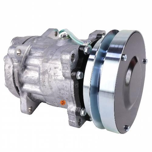 Genuine Sanden SD7H15SHD Compressor, w/ 1 Groove Clutch - New