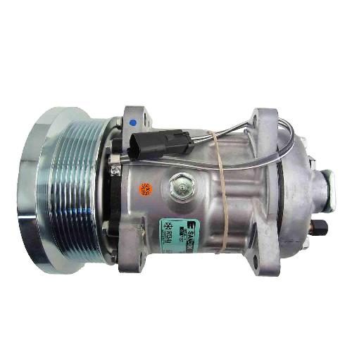 881515270_1_xl.jpg Genuine Sanden SD7H15 Compressor, w/ GK Rear Head & w/ 8 Groove Clutch - New