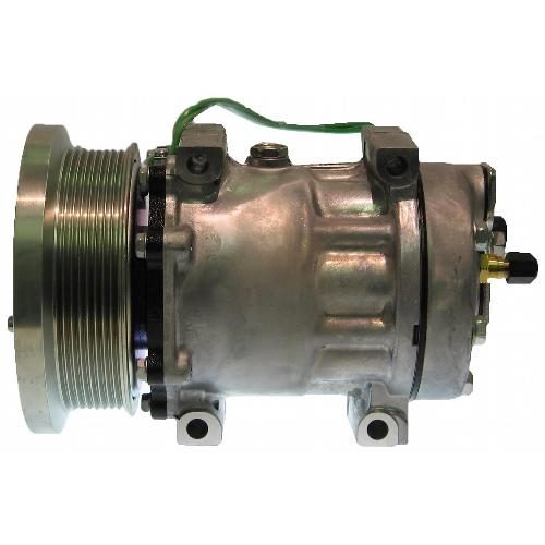 Genuine Sanden SD7H15 Compressor, w/ 8 Groove Clutch - New