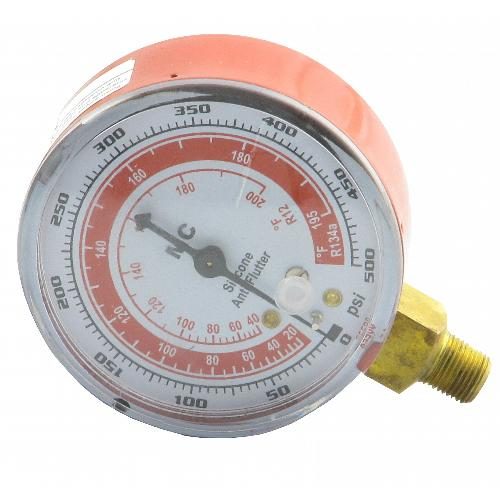 High Side Replacement Gauge, R134A, Red