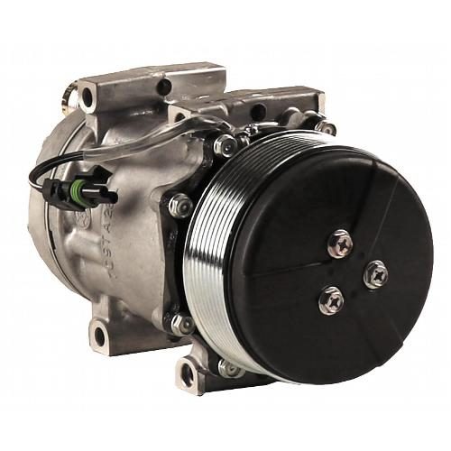 Genuine Sanden SD7H15 Compressor, w/ 8 Groove Clutch, KF Cylinder Head - New