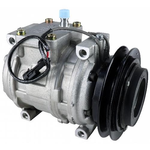 Nippondenso 10PA15C Compressor, w/ 1 Groove Clutch - New