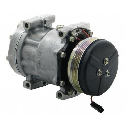 Sanden SD7H15 Compressor, w/ 4 Groove Clutch - New