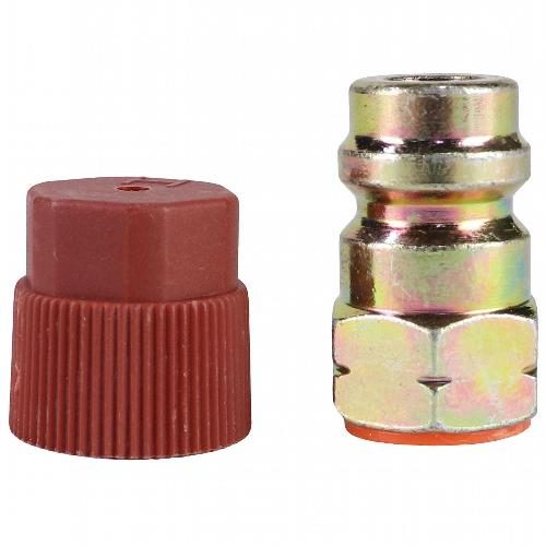 3/16" to R134A Adapter, High Side, Straight