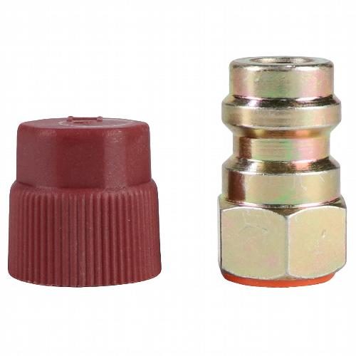 1/4" to R134A Adapter, High Side, Straight