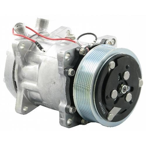Genuine Sanden SD7H15 Compressor, w/ 8 Groove Clutch - New