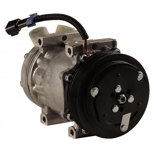Sanden SD7H15HD Compressor, w/ 6 Groove Clutch - New