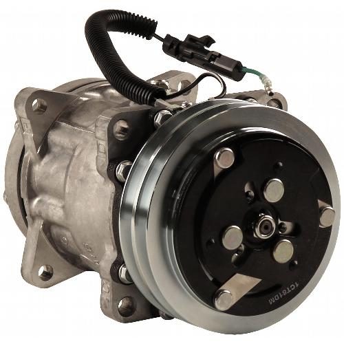 Genuine Sanden SD7H15HD Compressor, w/ 2 Groove Clutch - New