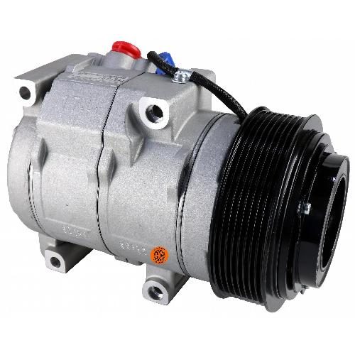 Nippondenso 10SRE18C Compressor, w/ 8 Groove Clutch - New