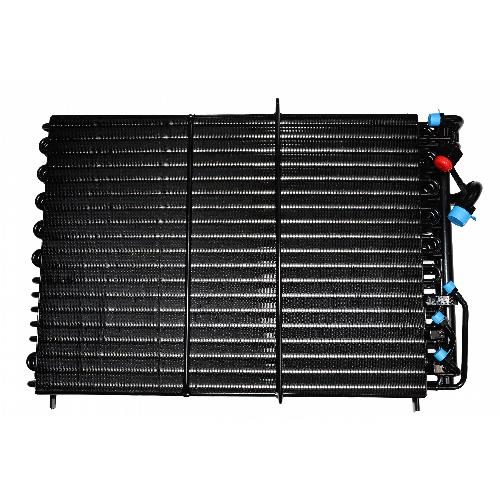 Condenser, Tube &amp; Fin, Triple Circuit, w/ Oil Cooler