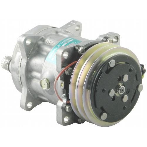 Genuine Sanden SD7H13 Compressor, w/ 2 Groove Clutch - New