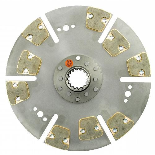 15" Transmission Disc, 9 Pad, w/ 2" 15 Spline Hub - Reman