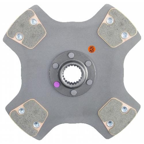 11" Transmission Disc, 4 Pad, w/ 1-3/8" 21 Spline Hub - Reman