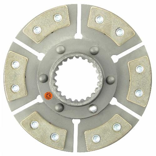 9" PTO Disc, 6 Pad, w/ 2-3/4" 22 Spline Hub - Reman