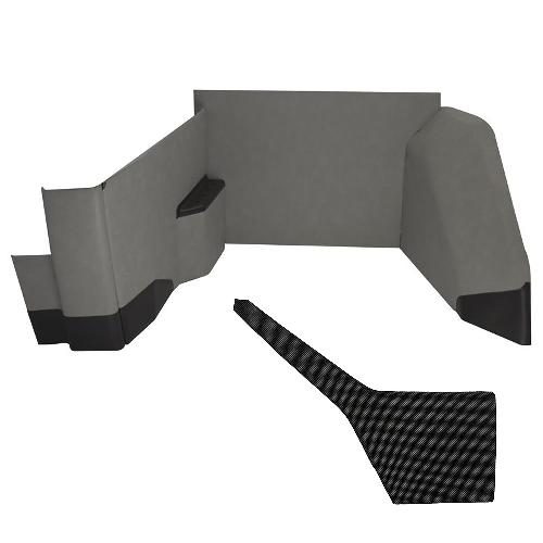 EZ Cab Kit for Case IH 72 &amp; 89 Series Magnum, Embassy Gray Vinyl w/ Formed Plastic
