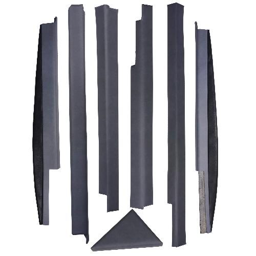 Post Kit, Gray Vinyl w/ Plastic Back