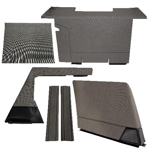 EZ Cab Kit, Berkshire Gray Vinyl w/ Formed Plastic &amp; Post Covers