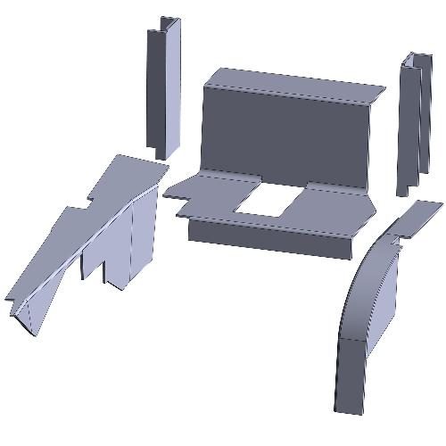 Cab Kit, Black Vinyl