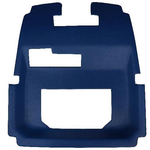 Main Headliner, Blue Vinyl w/ Formed Plastic